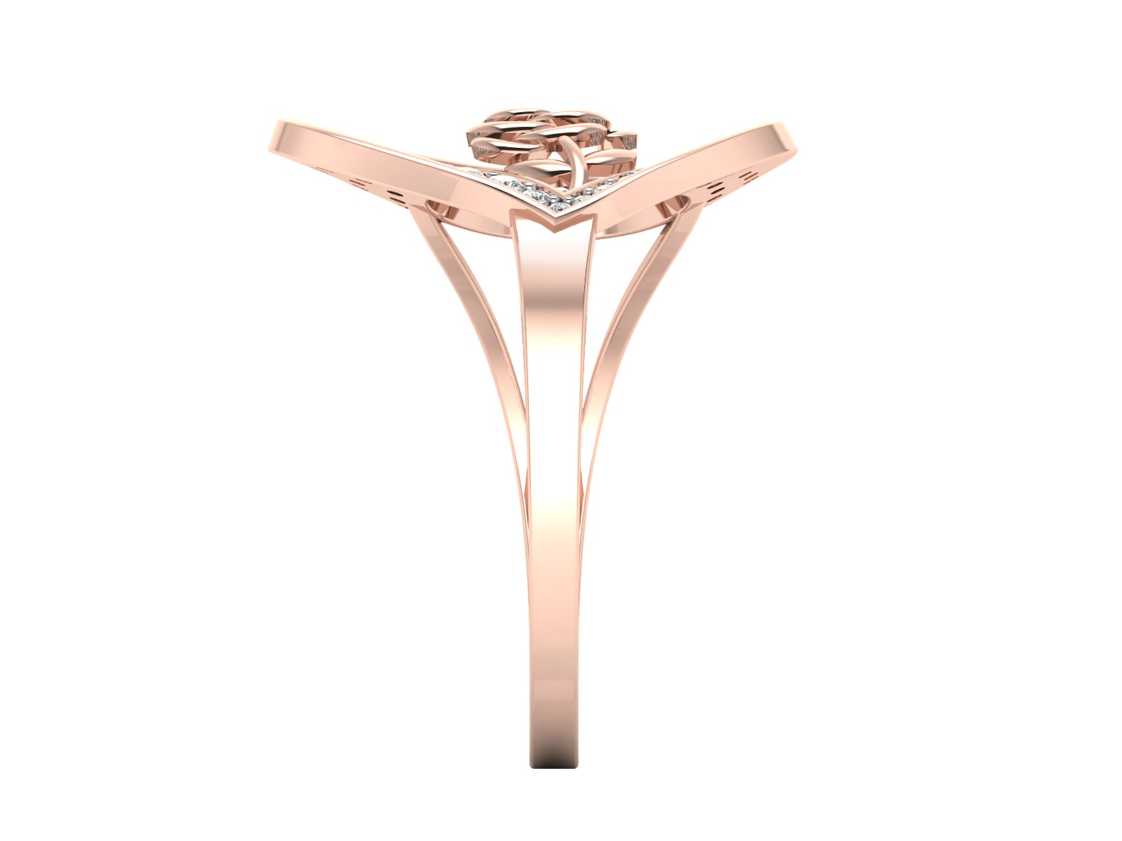 Women Ring  Render 3dm STL OBJ FBX Details 3D print model_9