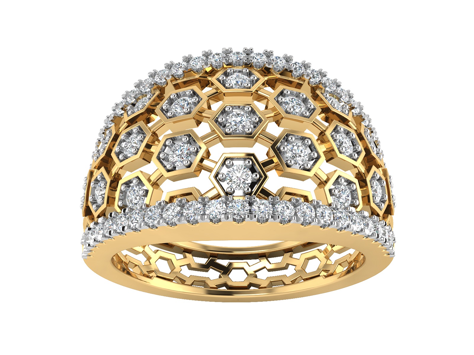 Women Ring  Render 3dm STL OBJ FBX Details 3D print model_3