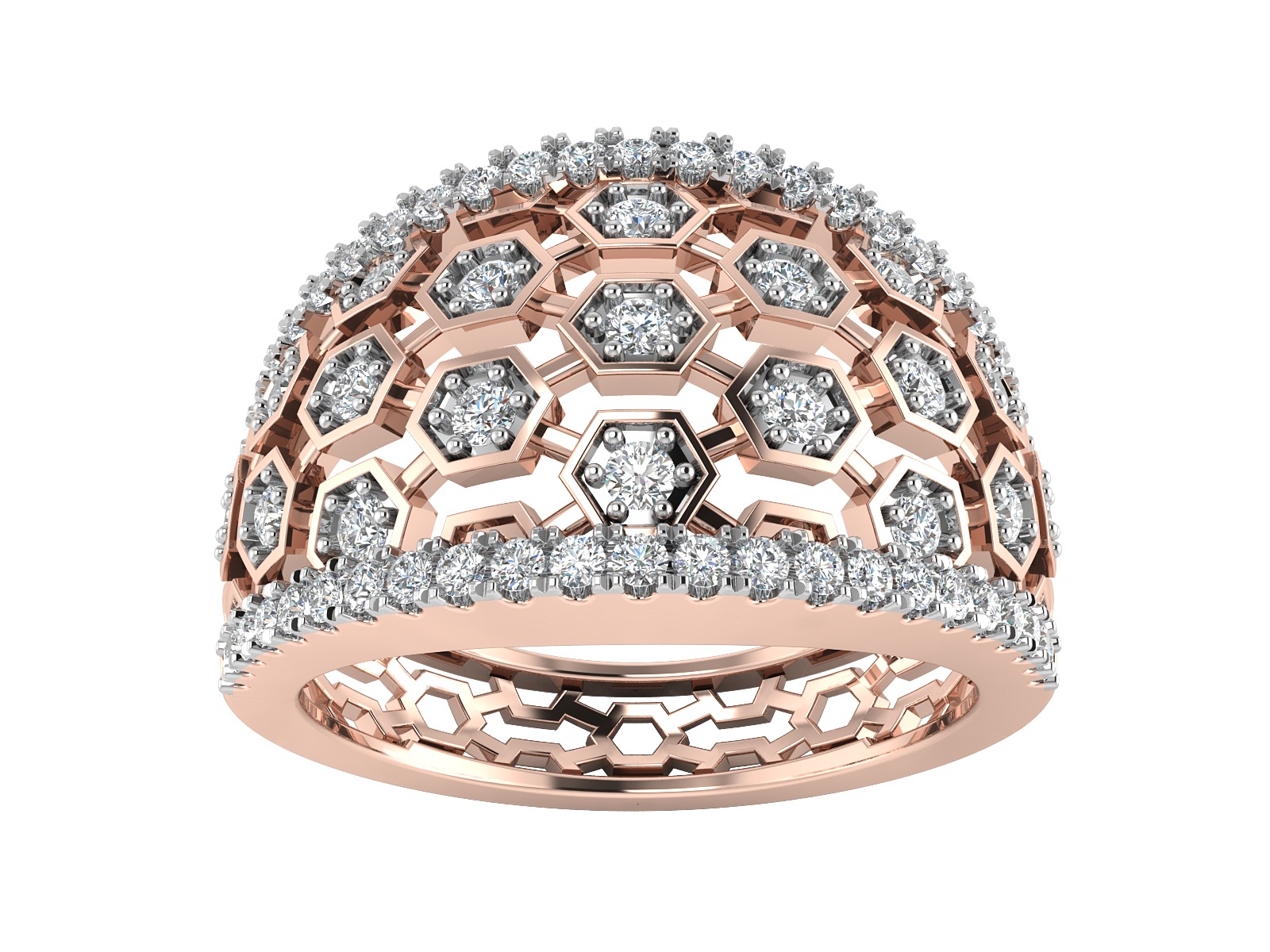 Women Ring  Render 3dm STL OBJ FBX Details 3D print model_2