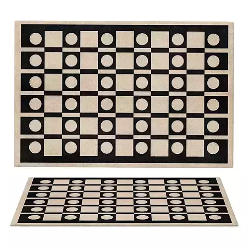 Mid Century Modern Rugs Next to Bed