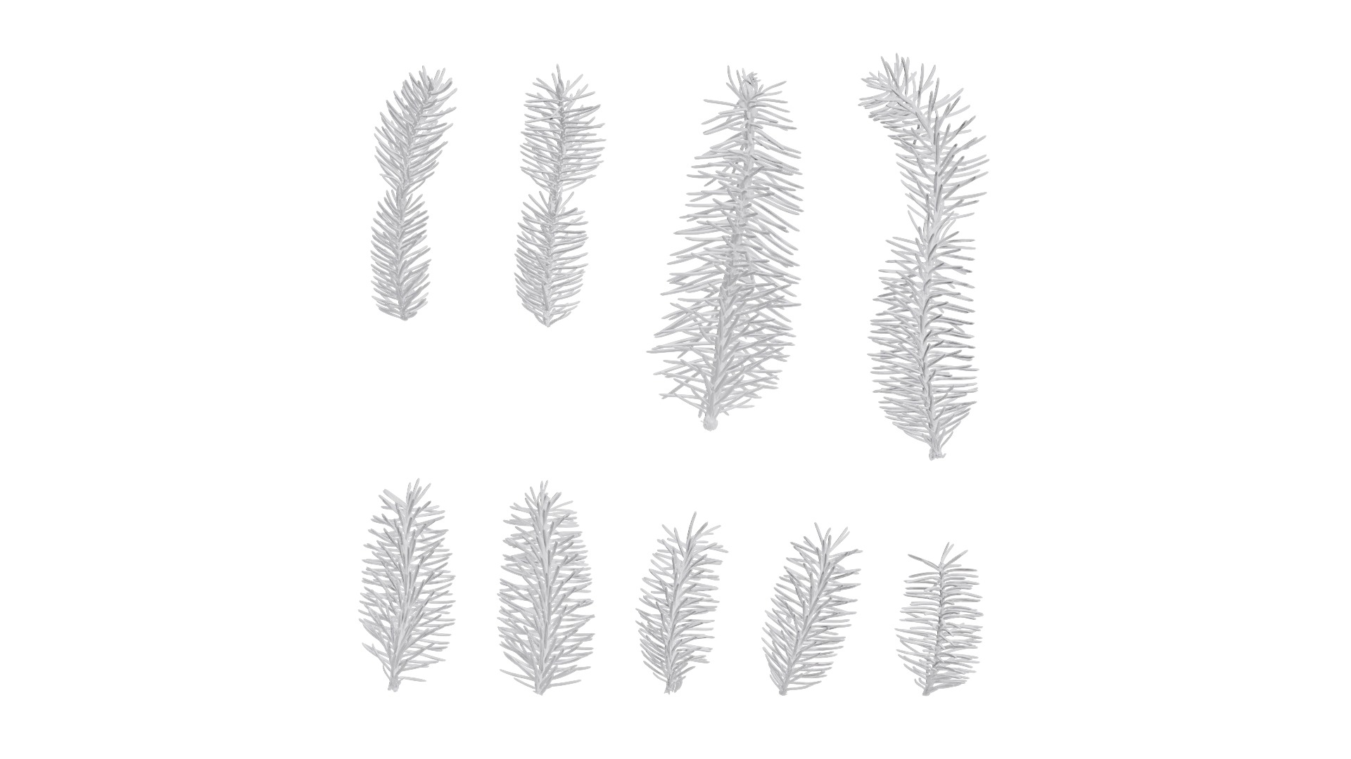 Dragon Spruce Trunk Model And Textures Pack Low-poly 3D model_28