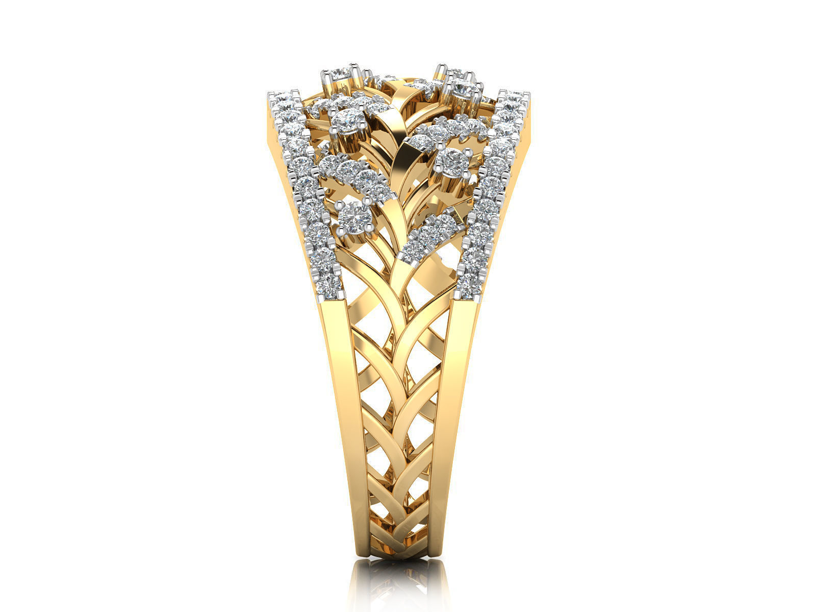 Women Ring  Render 3dm STL OBJ FBX Details 3D print model_20