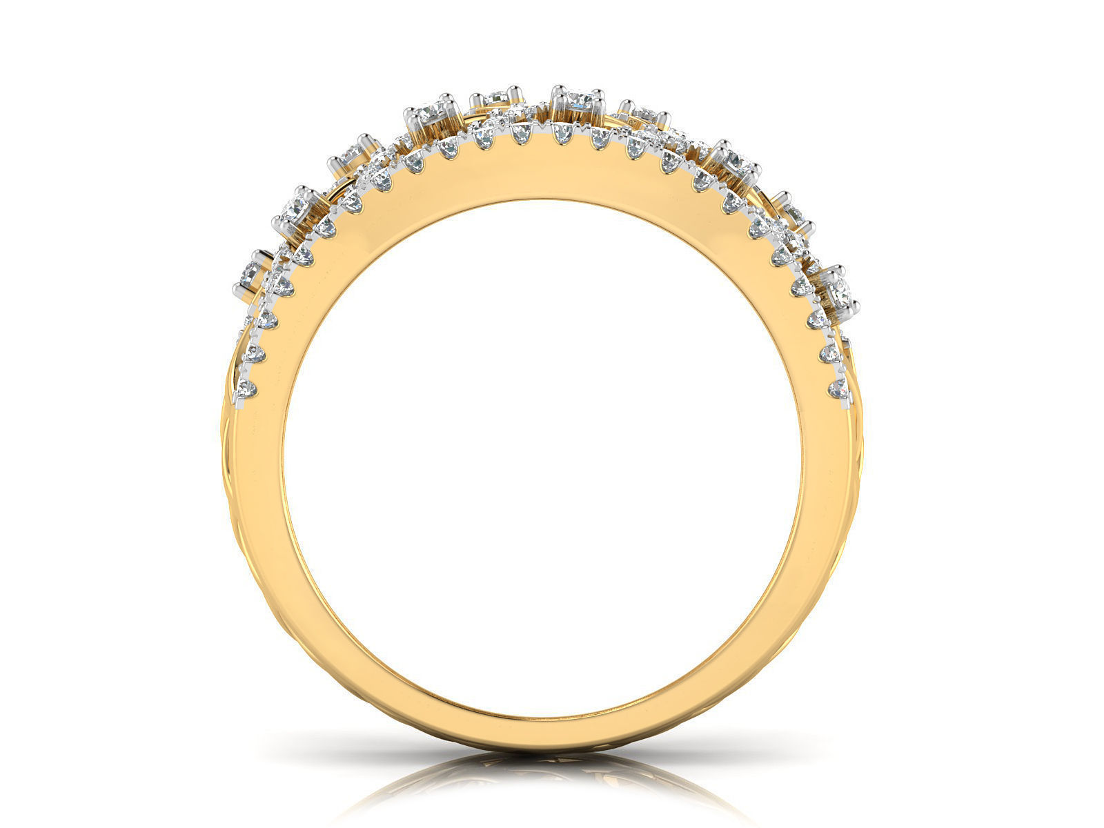 Women Ring  Render 3dm STL OBJ FBX Details 3D print model_12