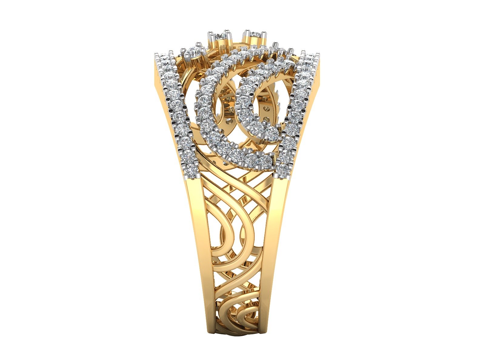 Women Ring  Render 3dm STL OBJ FBX Details 3D print model_23