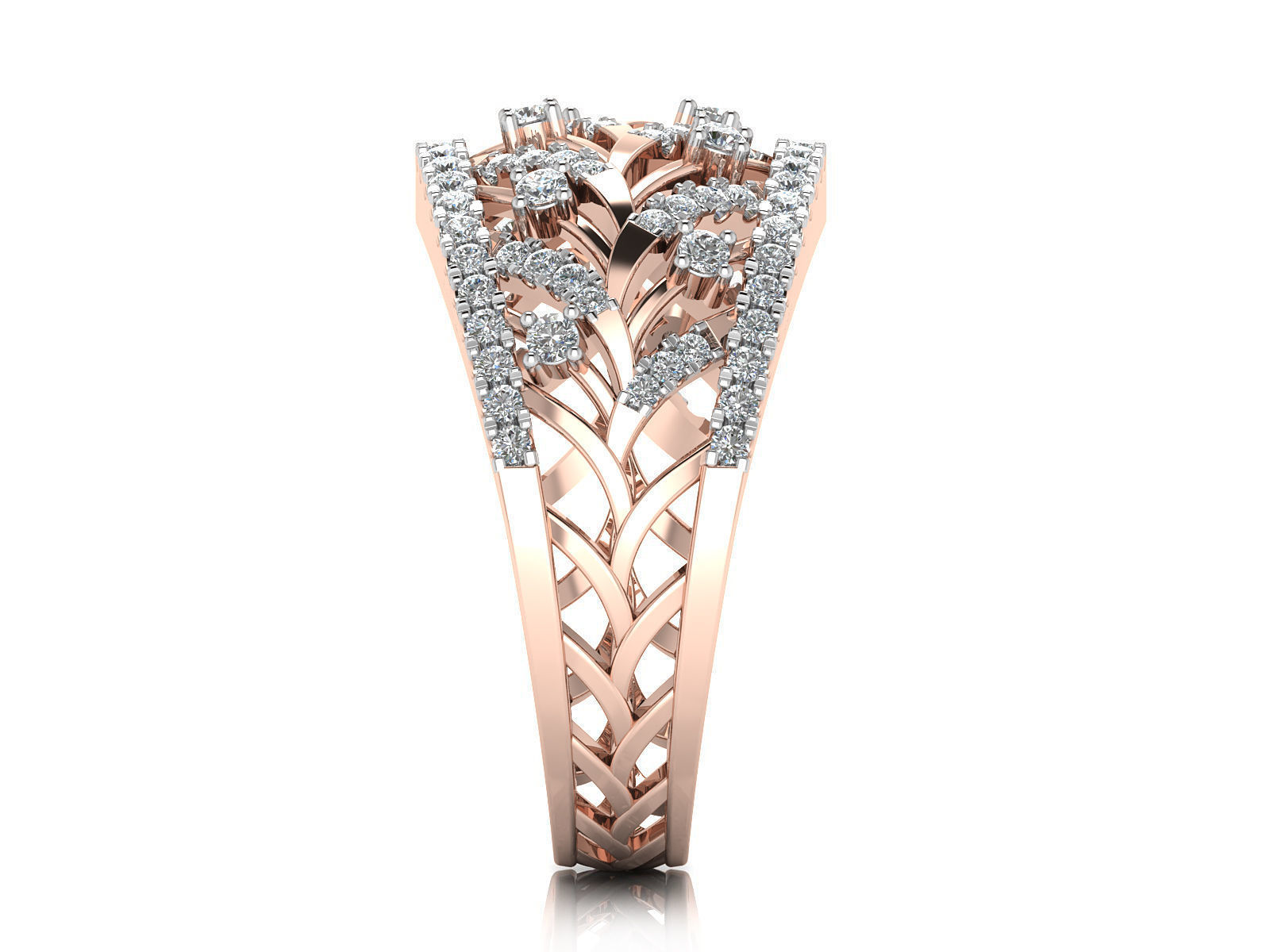 Women Ring  Render 3dm STL OBJ FBX Details 3D print model_16