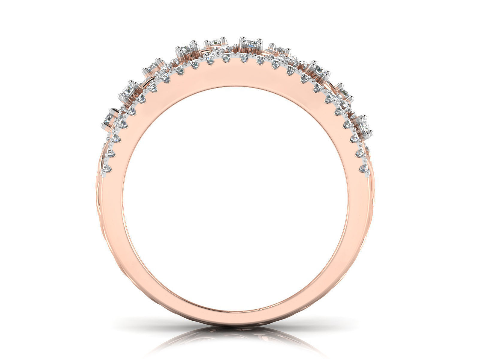 Women Ring  Render 3dm STL OBJ FBX Details 3D print model_8