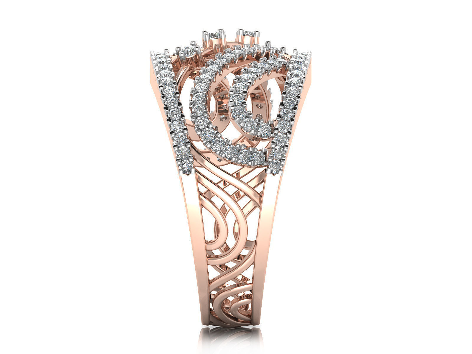 Women Ring  Render 3dm STL OBJ FBX Details 3D print model_17