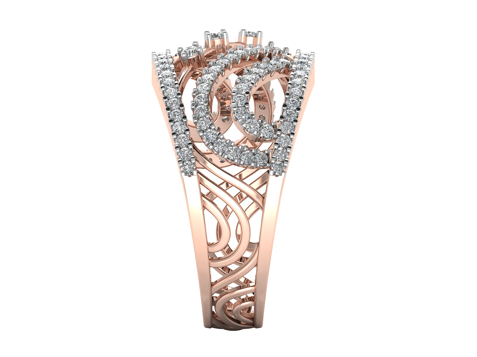 Women Ring  Render 3dm STL OBJ FBX Details 3D print model_19