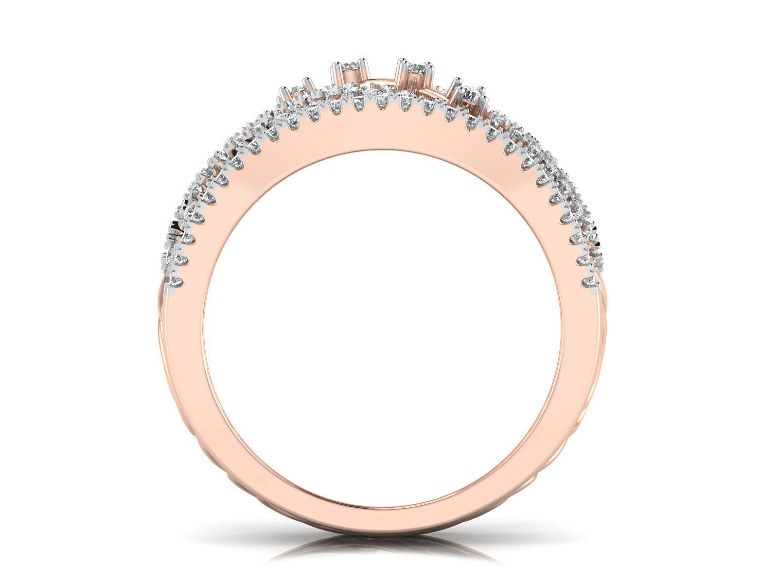 Women Ring  Render 3dm STL OBJ FBX Details 3D print model_9