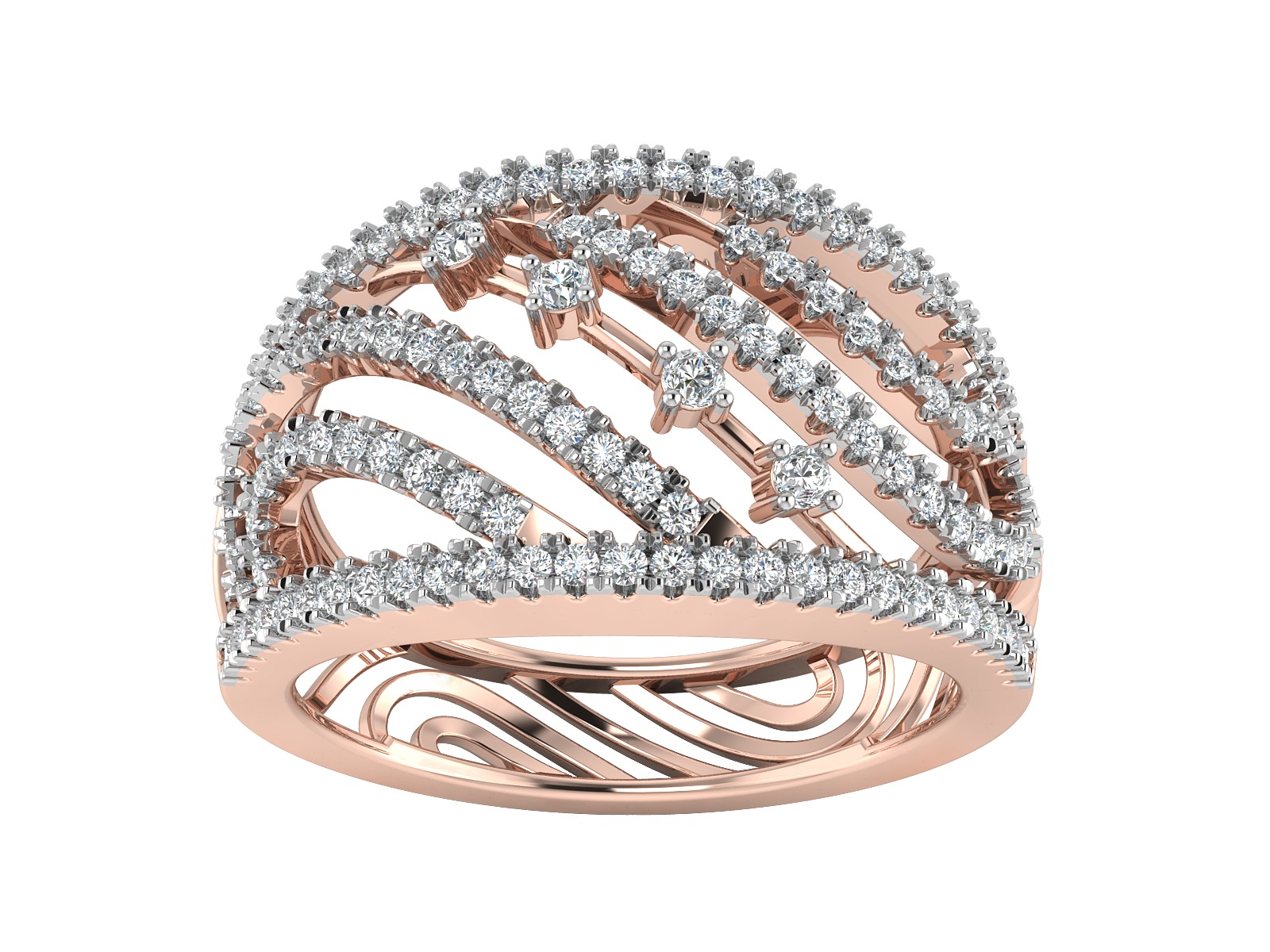 Women Ring  Render 3dm STL OBJ FBX Details 3D print model_5