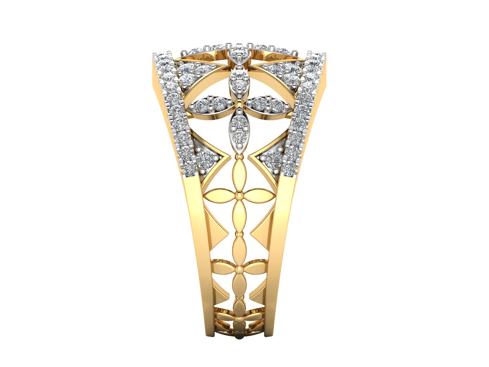 Women Ring  Render 3dm STL OBJ FBX Details 3D print model_30