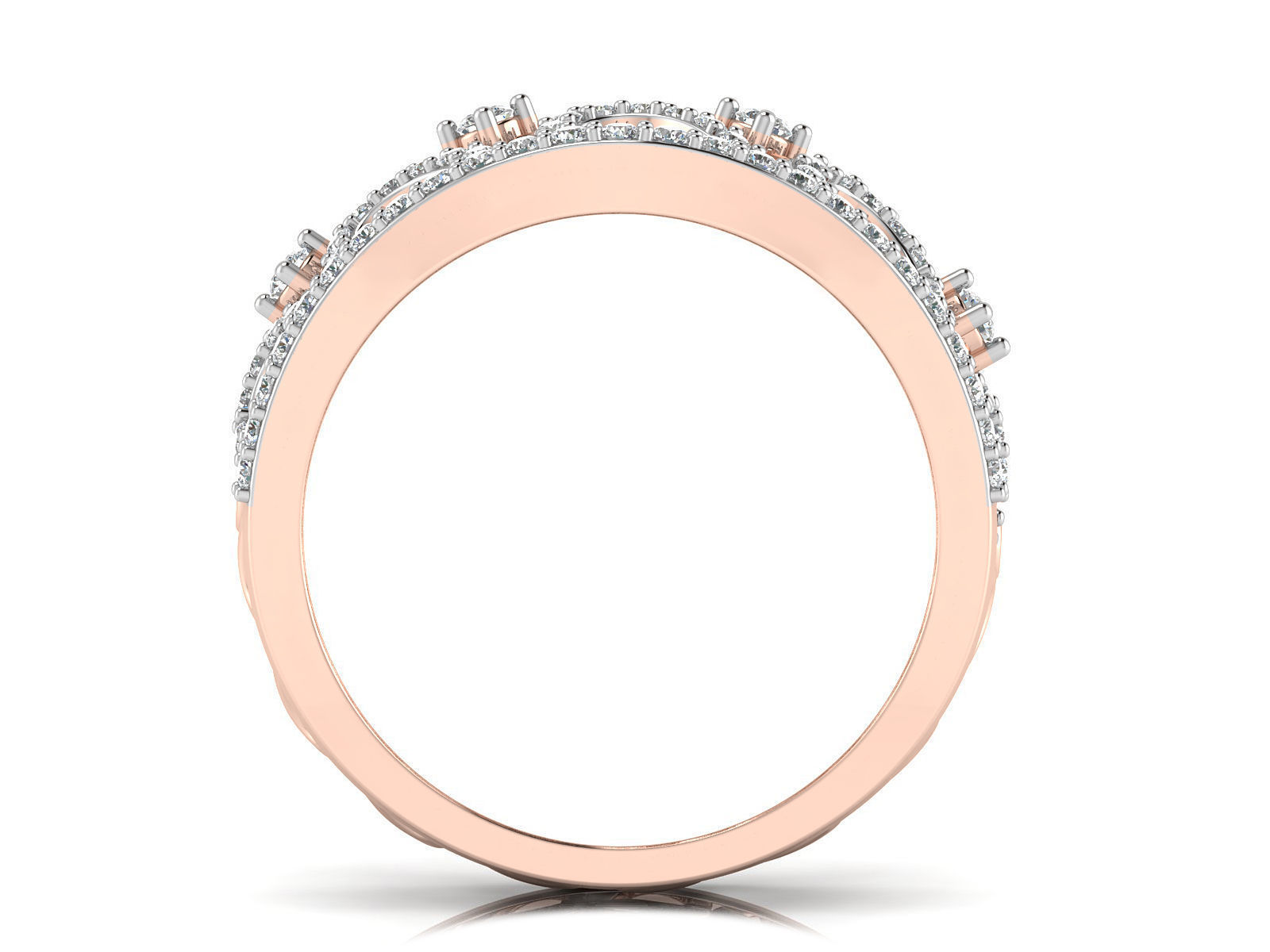 Women Ring  Render 3dm STL OBJ FBX Details 3D print model_9