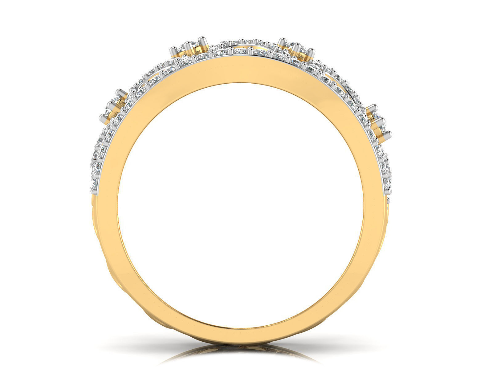 Women Ring  Render 3dm STL OBJ FBX Details 3D print model_13