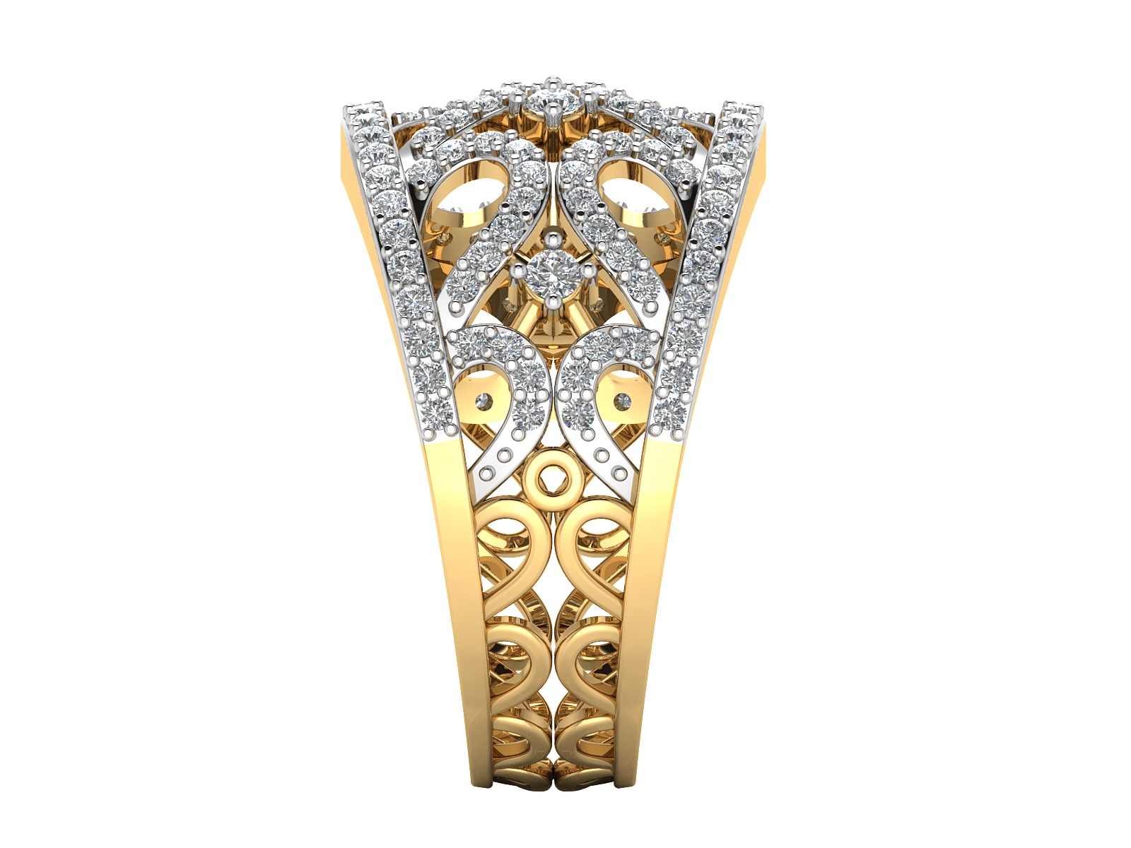 Women Ring  Render 3dm STL OBJ FBX Details 3D print model_23