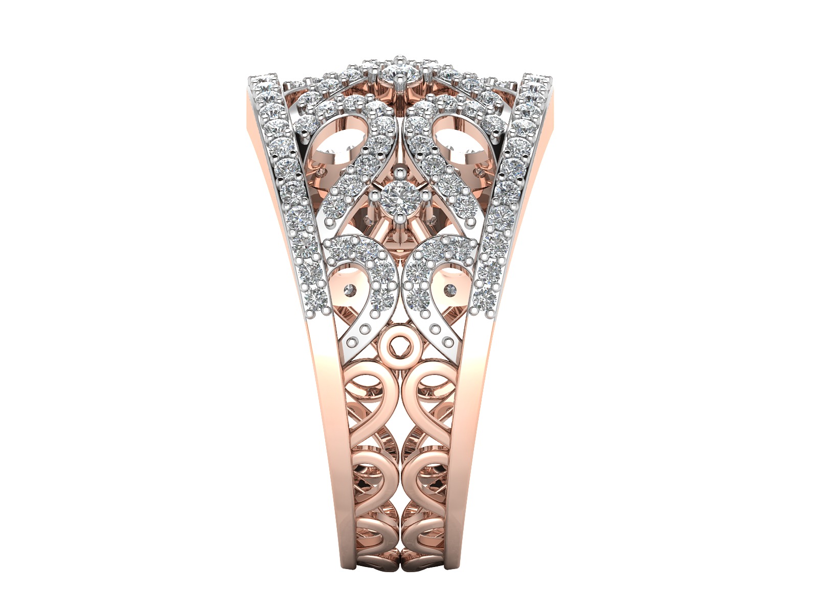 Women Ring  Render 3dm STL OBJ FBX Details 3D print model_19