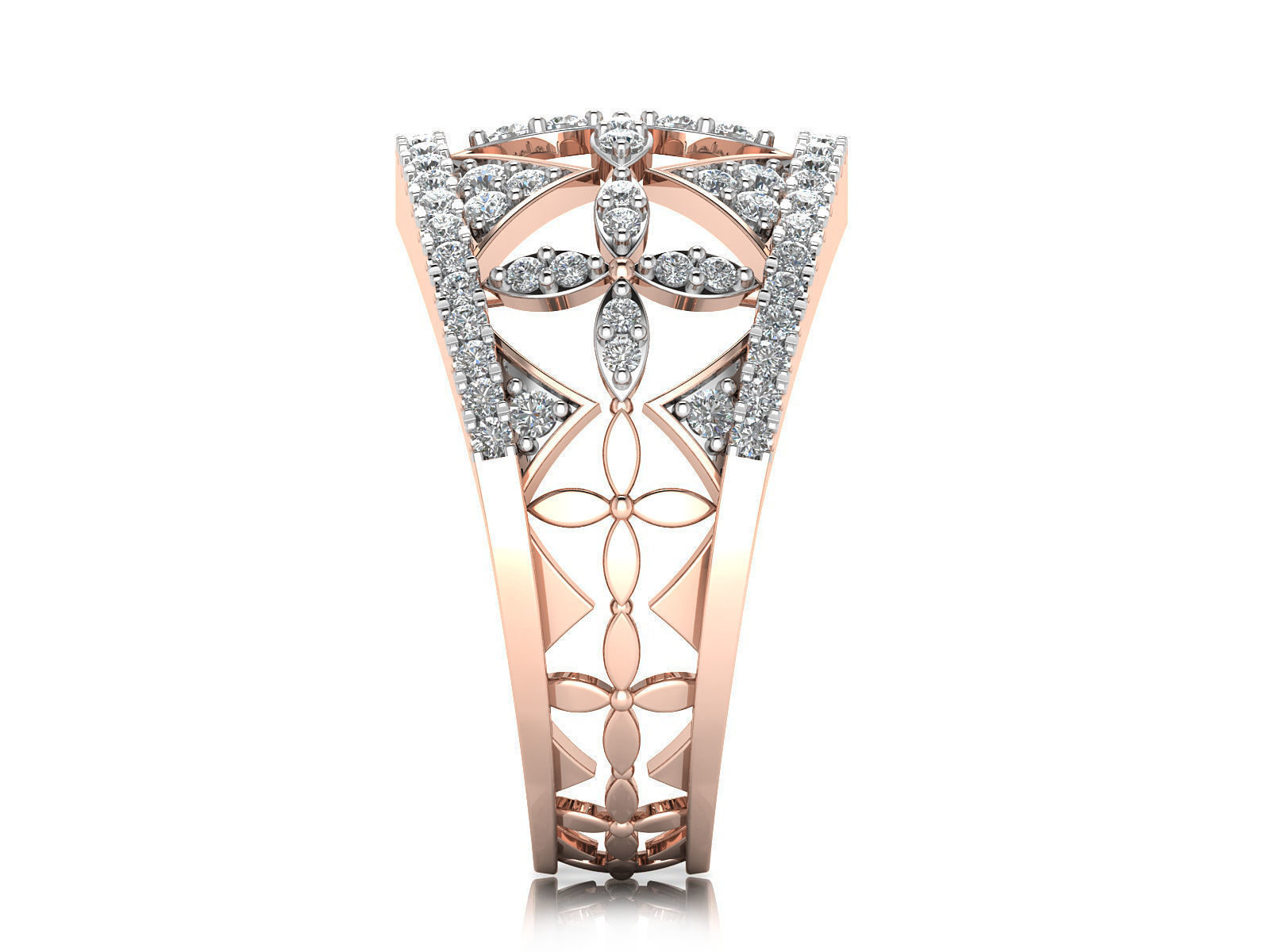 Women Ring  Render 3dm STL OBJ FBX Details 3D print model_18