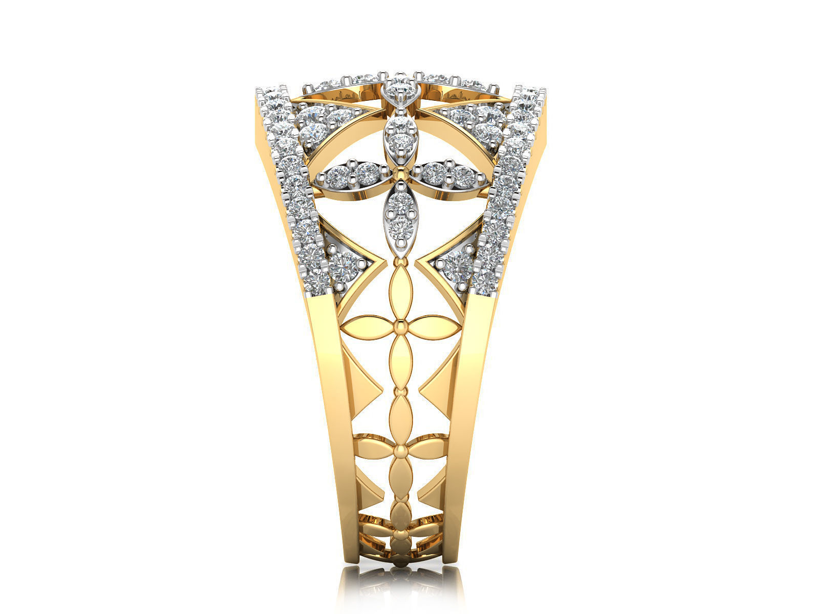 Women Ring  Render 3dm STL OBJ FBX Details 3D print model_28