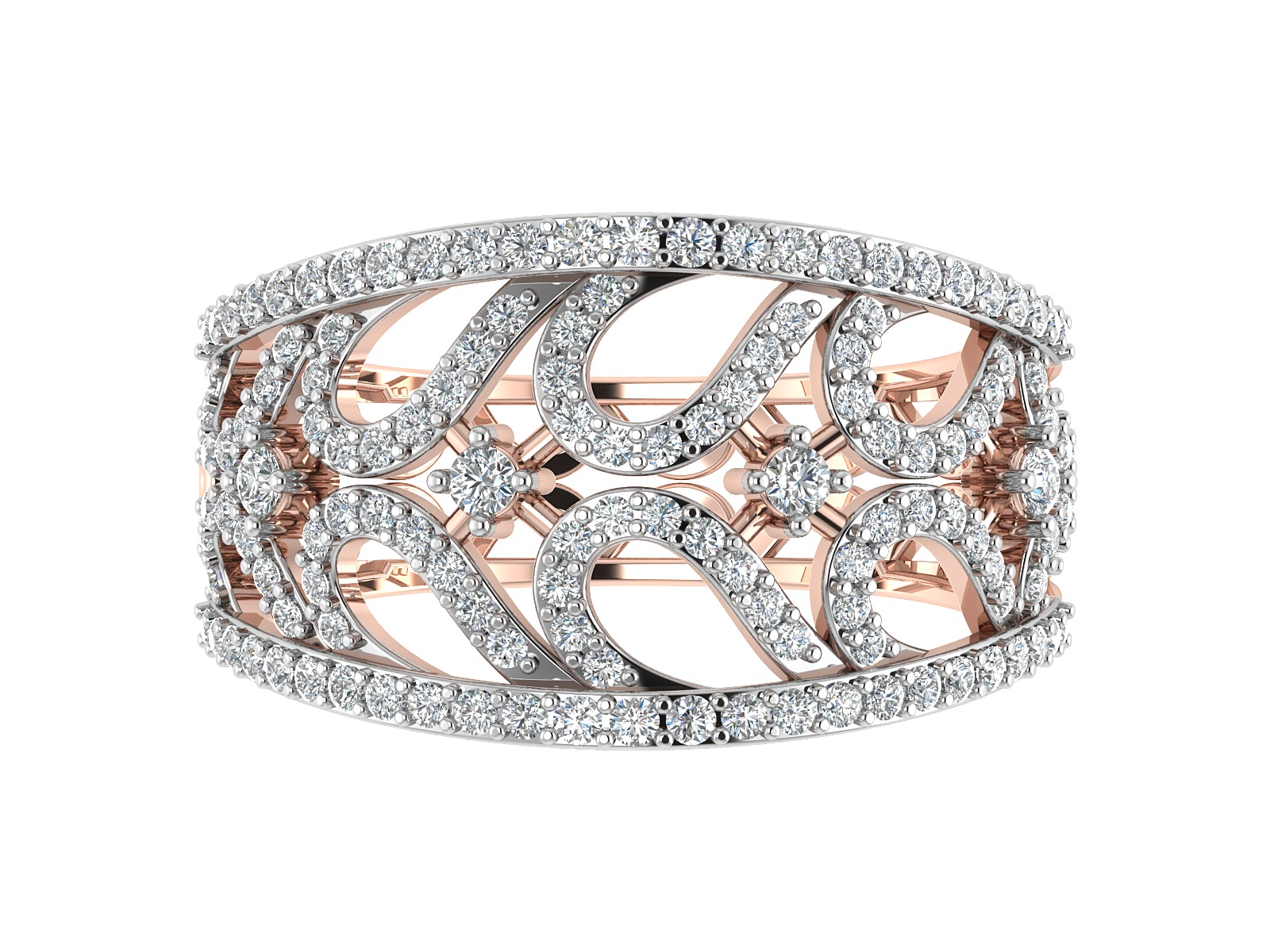 Women Ring  Render 3dm STL OBJ FBX Details 3D print model_27