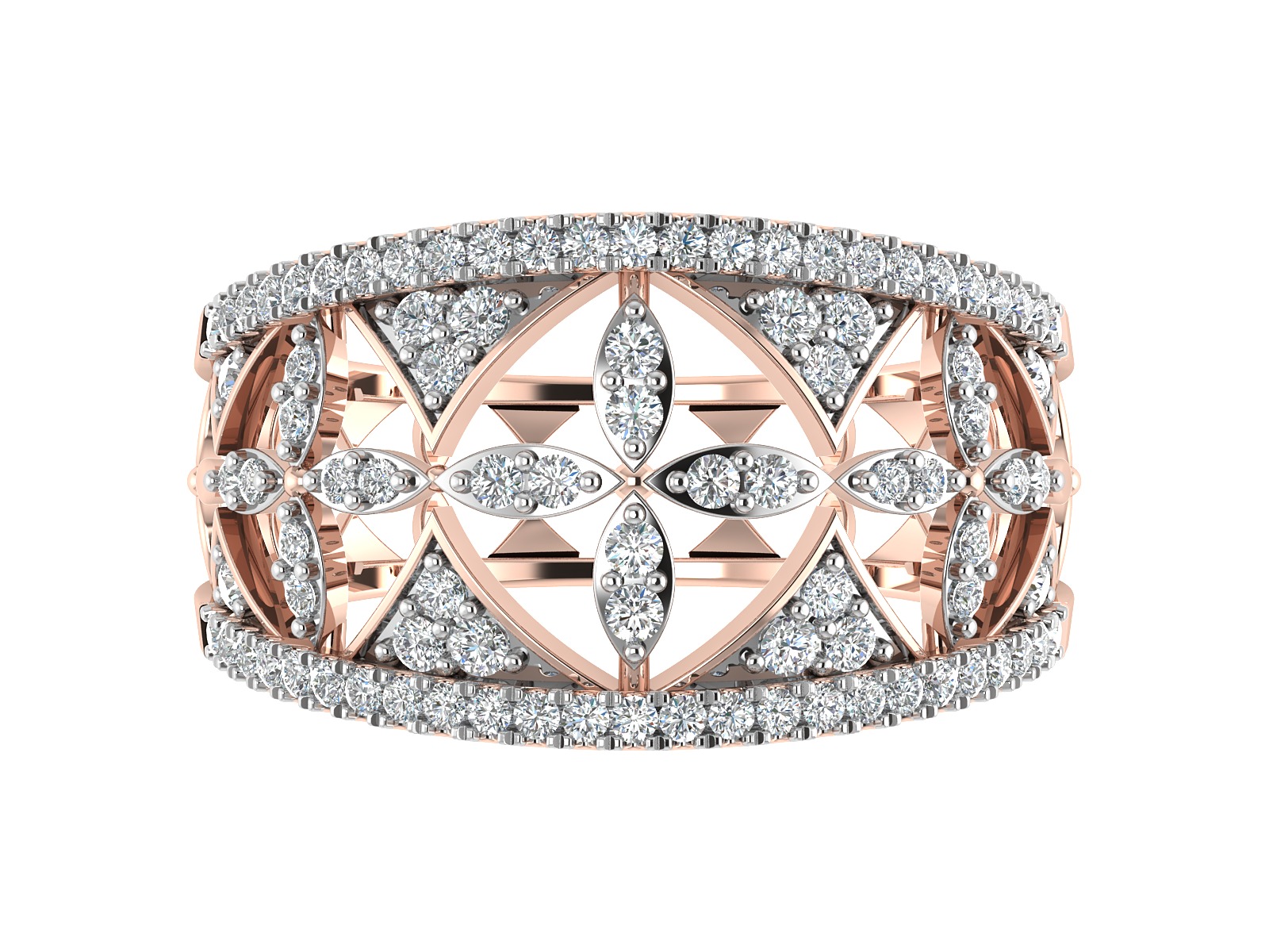 Women Ring  Render 3dm STL OBJ FBX Details 3D print model_22