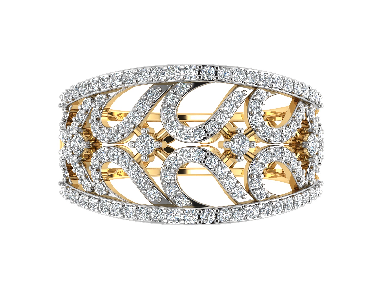 Women Ring  Render 3dm STL OBJ FBX Details 3D print model_31