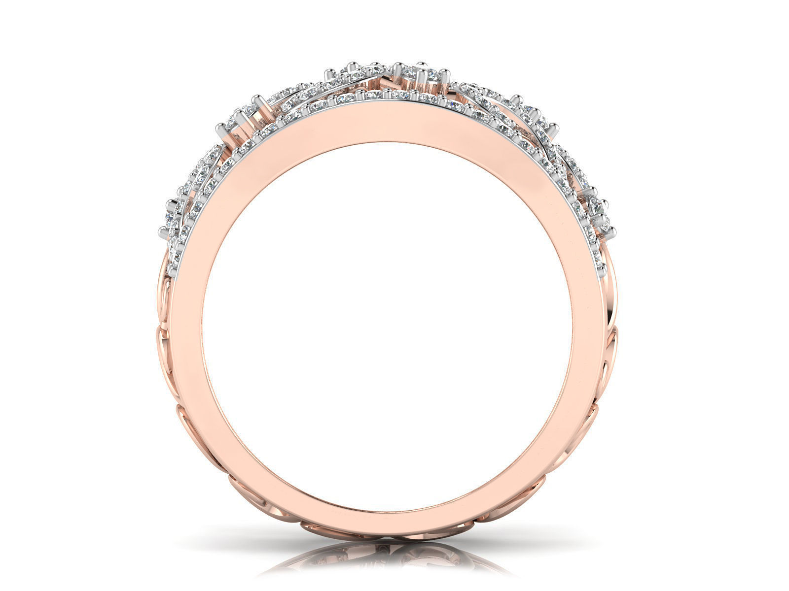 Women Ring  Render 3dm STL OBJ FBX Details 3D print model_4