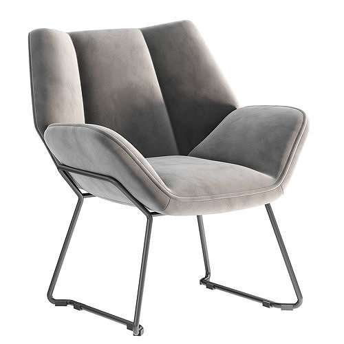 Wahson Modern Accent Chair 3D model
