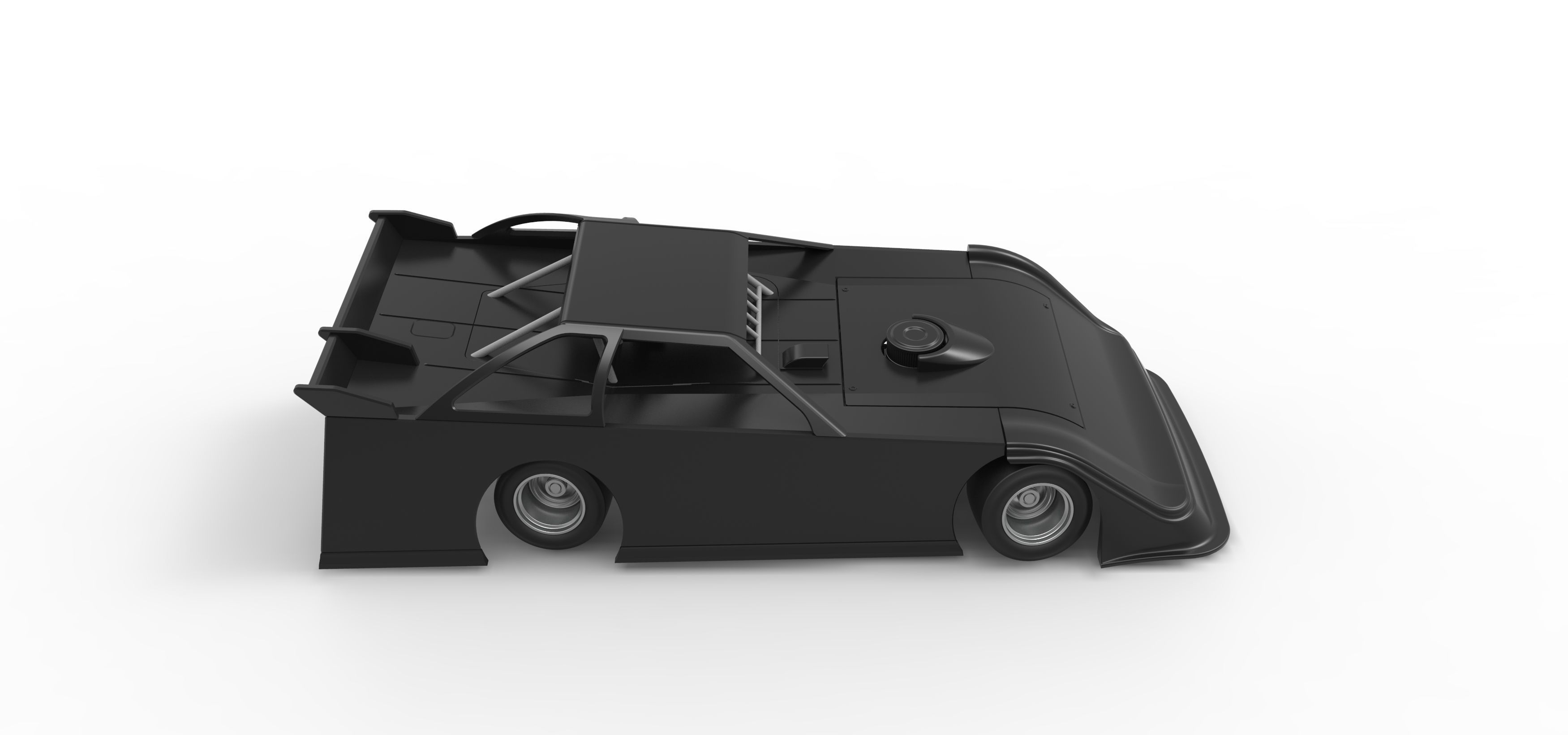 Super Dirt Late model for Pavement while turning Scale 1 to 25 3D print model_23