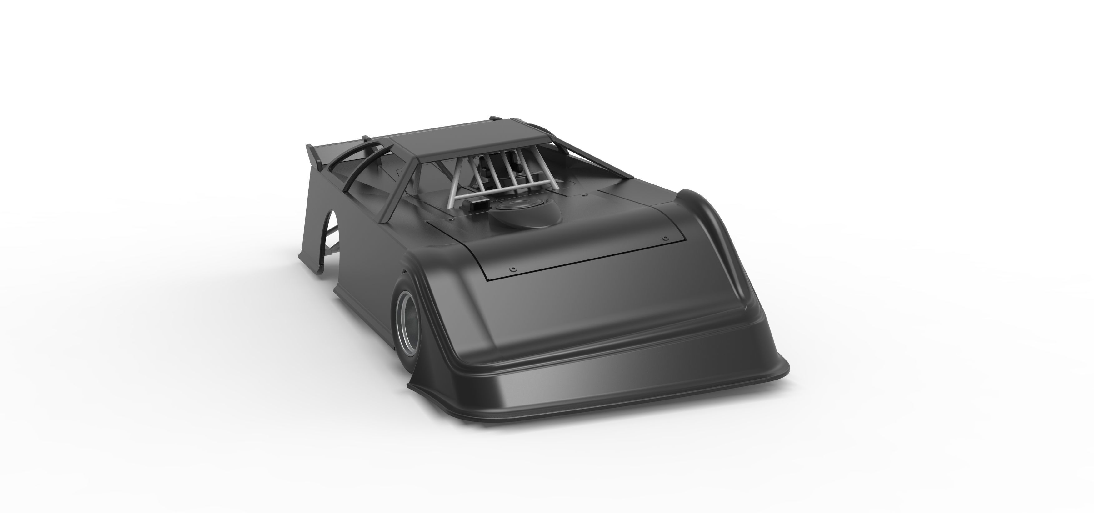 Super Dirt Late model for Pavement while turning Scale 1 to 25 3D print model_26