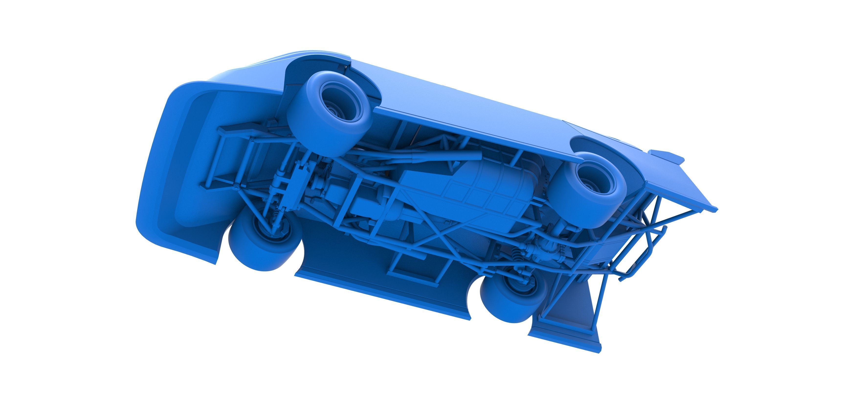 Super Dirt Late model for Pavement while turning Scale 1 to 25 3D print model_30