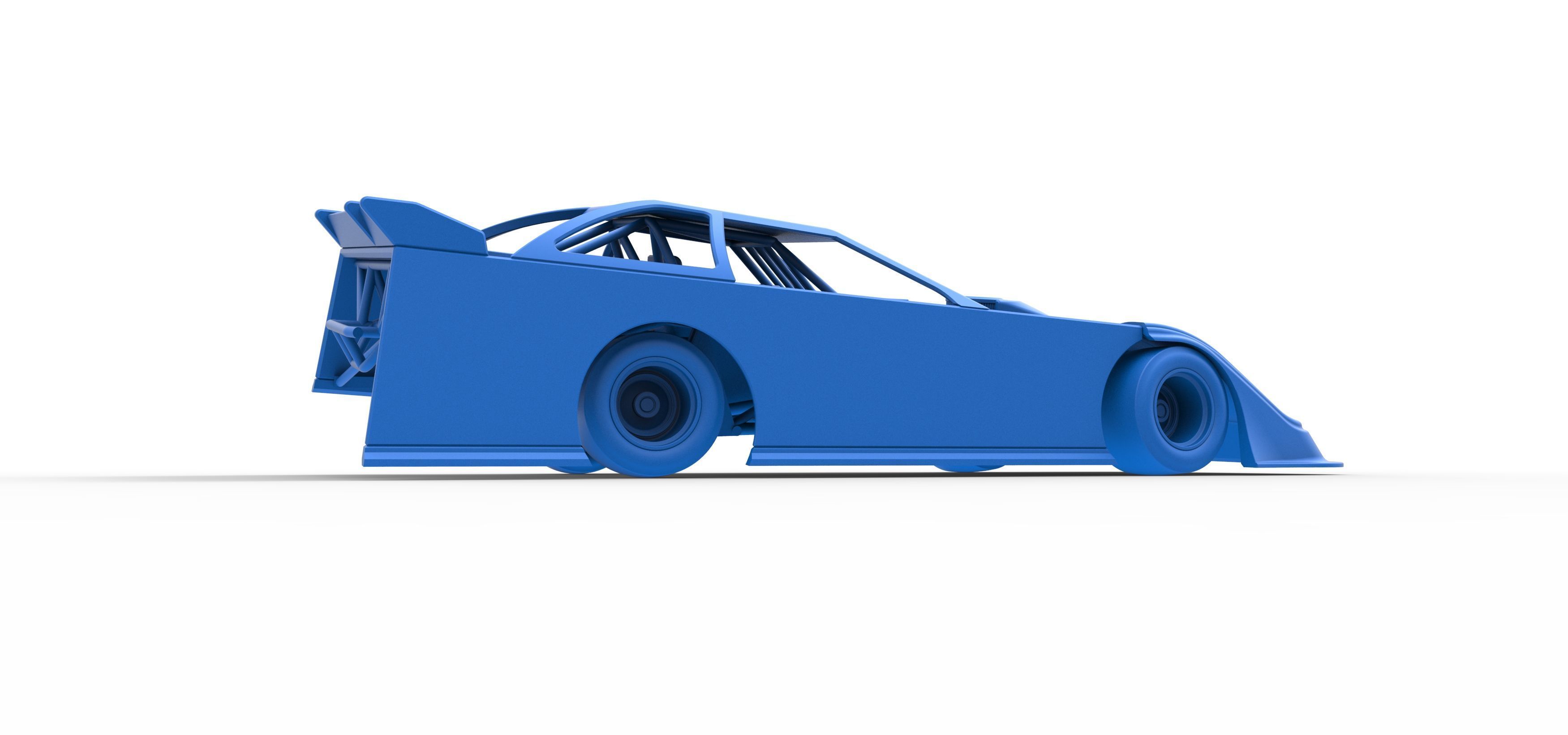 Super Dirt Late model for Pavement while turning Scale 1 to 25 3D print model_48