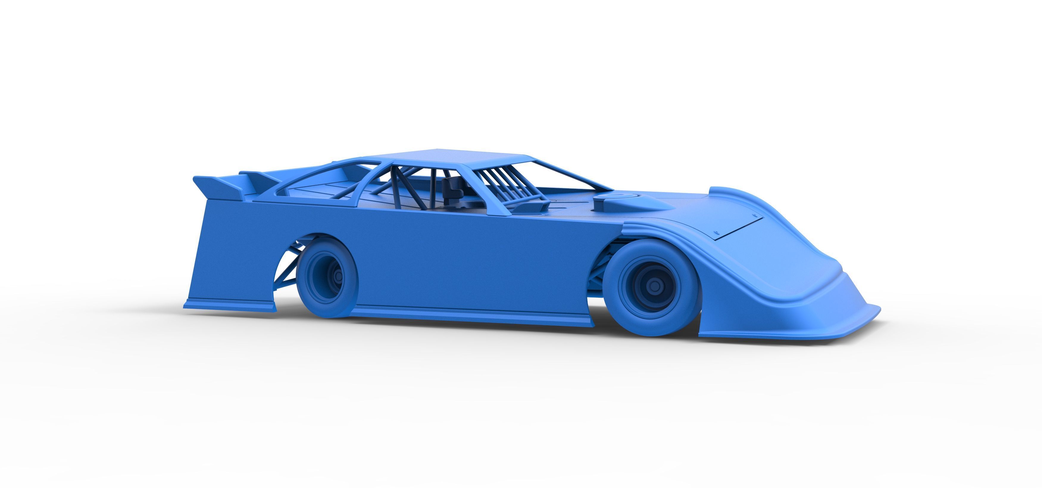 Super Dirt Late model for Pavement while turning Scale 1 to 25 3D print model_52