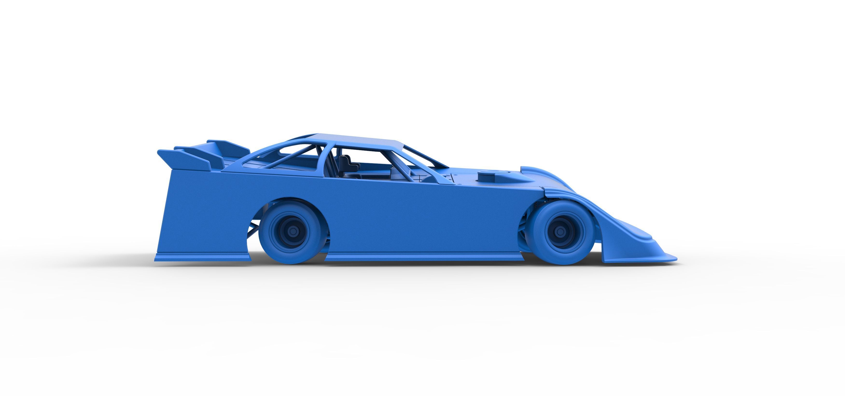 Super Dirt Late model for Pavement while turning Scale 1 to 25 3D print model_49