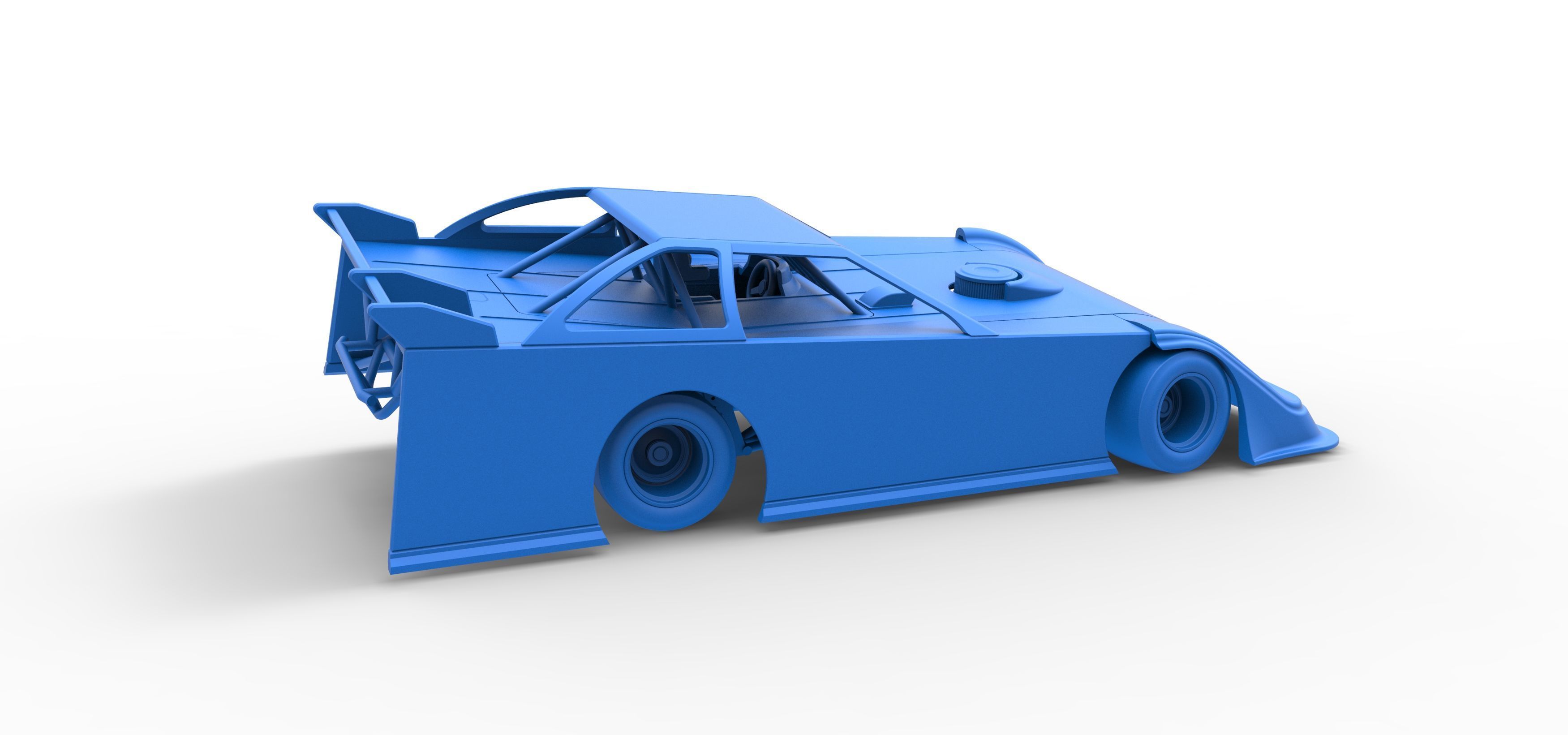 Super Dirt Late model for Pavement while turning Scale 1 to 25 3D print model_47