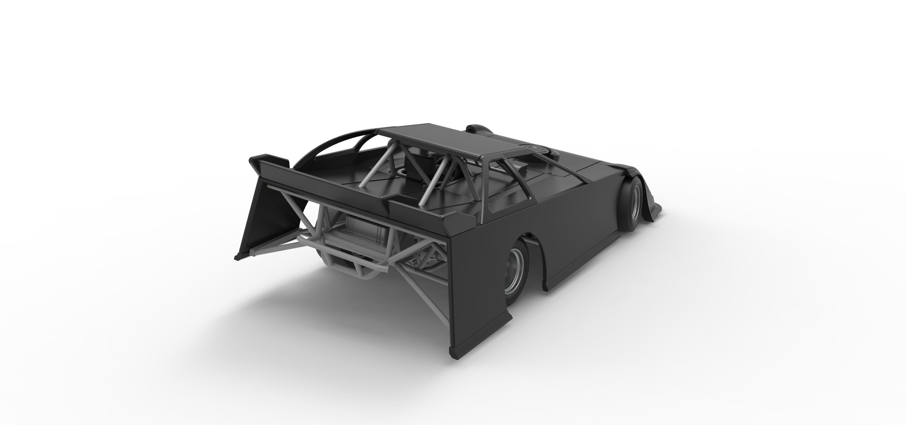 Super Dirt Late model for Pavement while turning Scale 1 to 25 3D print model_18