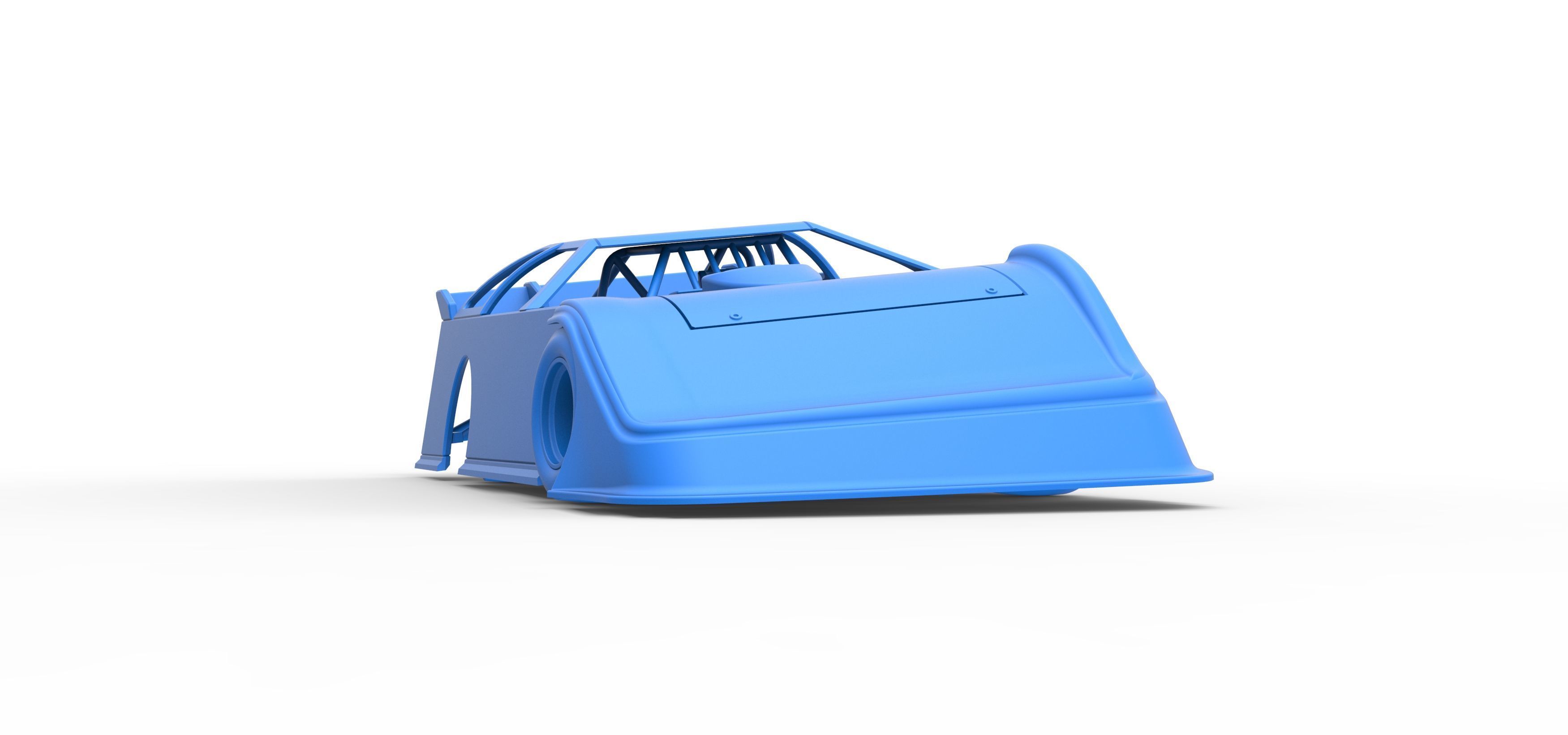 Super Dirt Late model for Pavement while turning Scale 1 to 25 3D print model_54