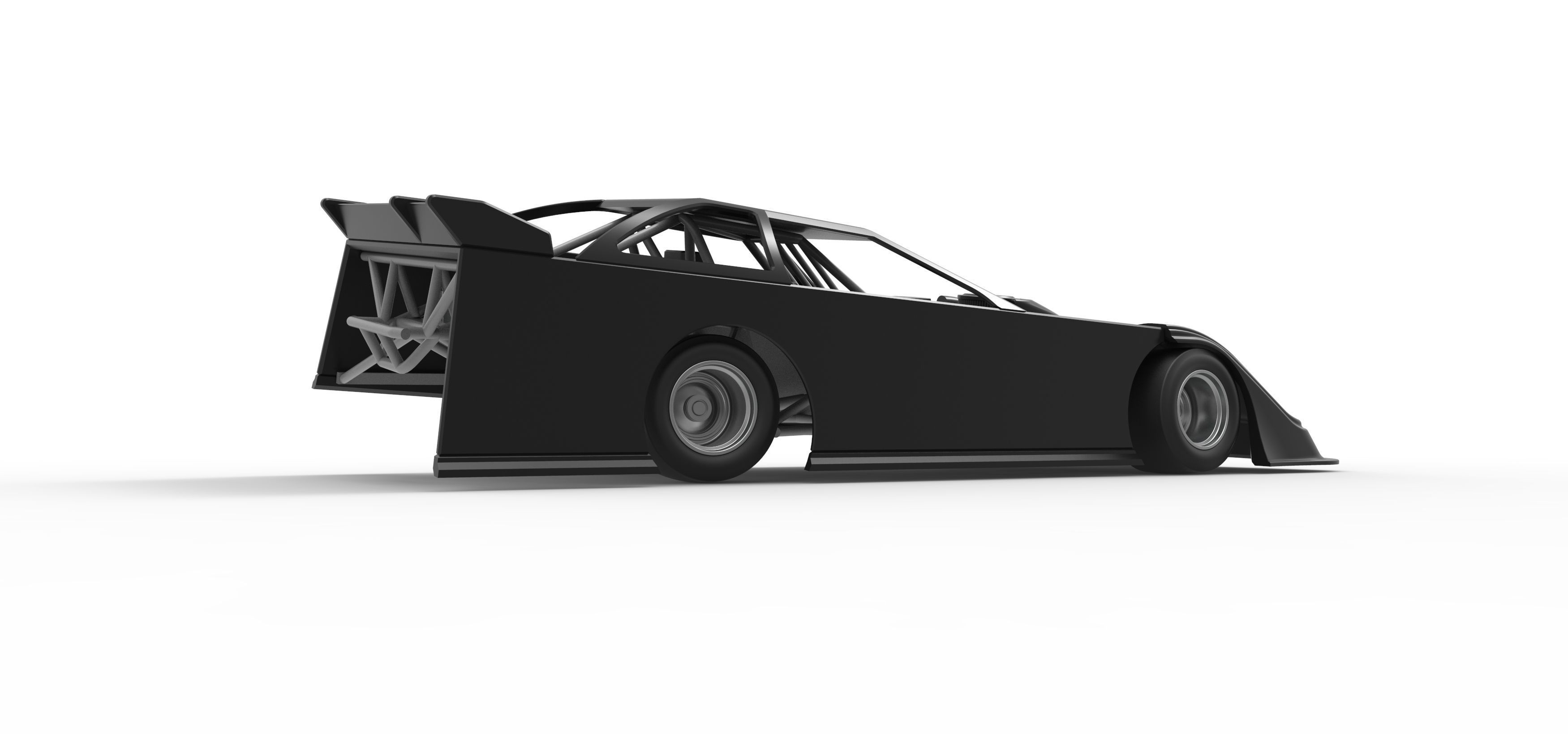 Super Dirt Late model for Pavement while turning Scale 1 to 25 3D print model_21