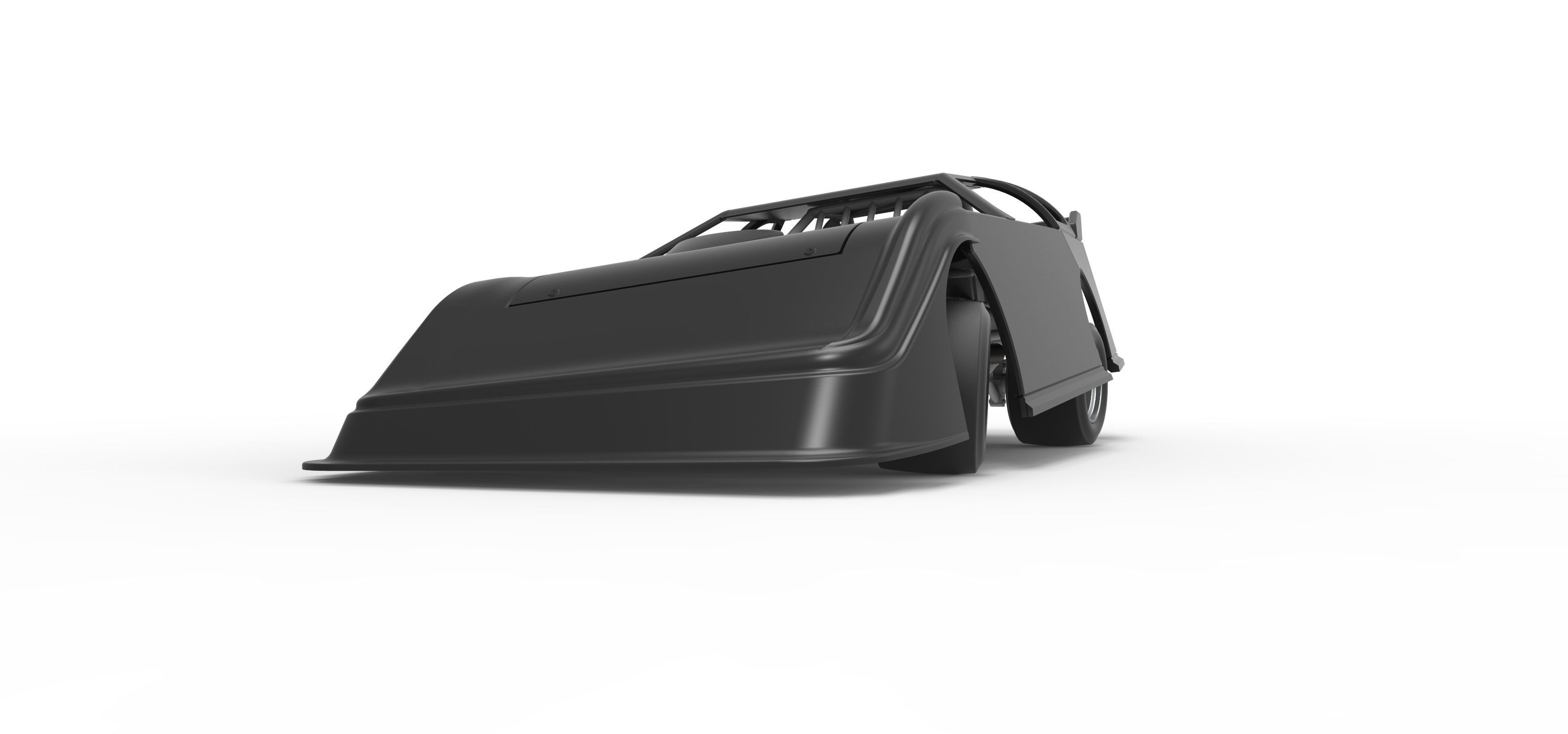 Super Dirt Late model for Pavement while turning Scale 1 to 25 3D print model_6