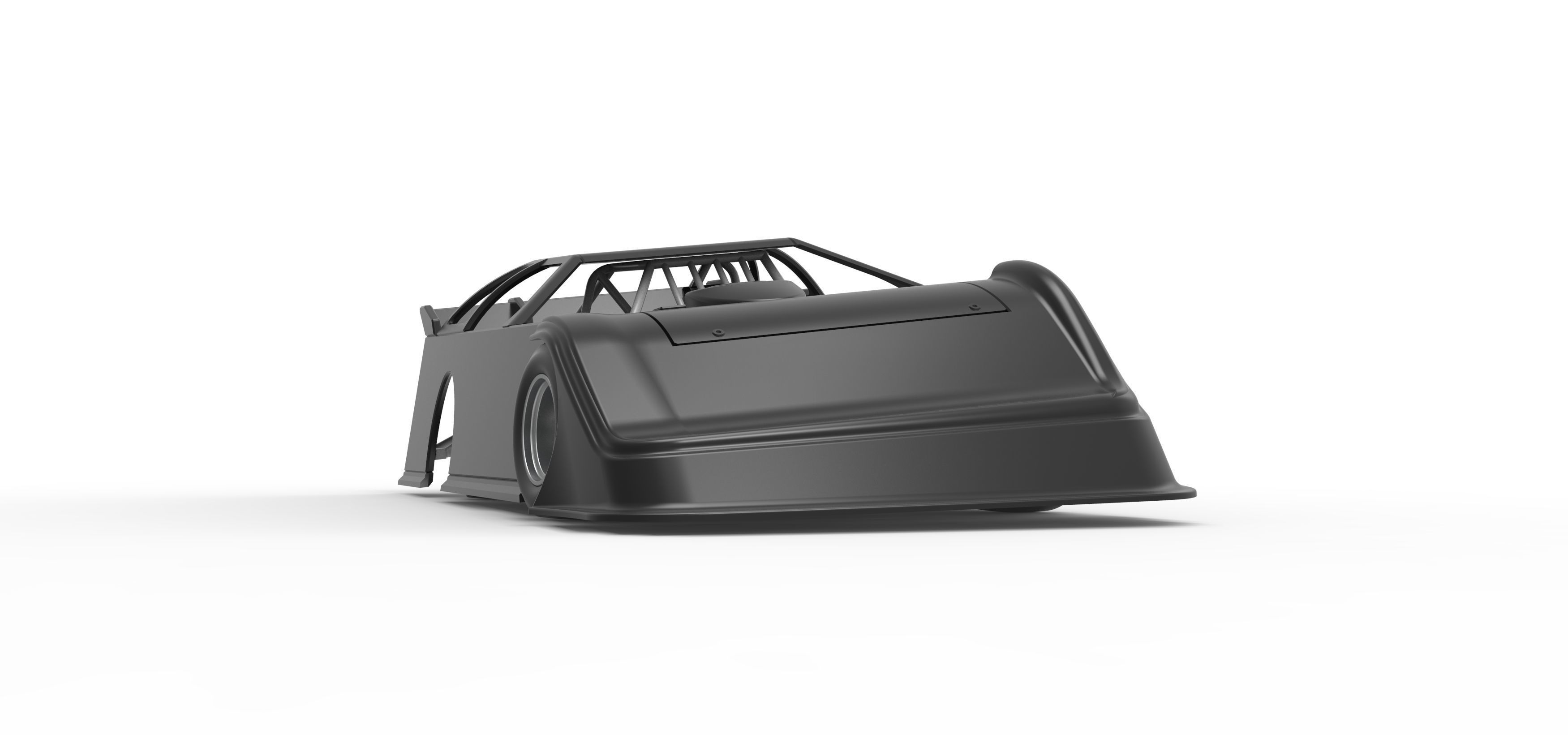 Super Dirt Late model for Pavement while turning Scale 1 to 25 3D print model_27