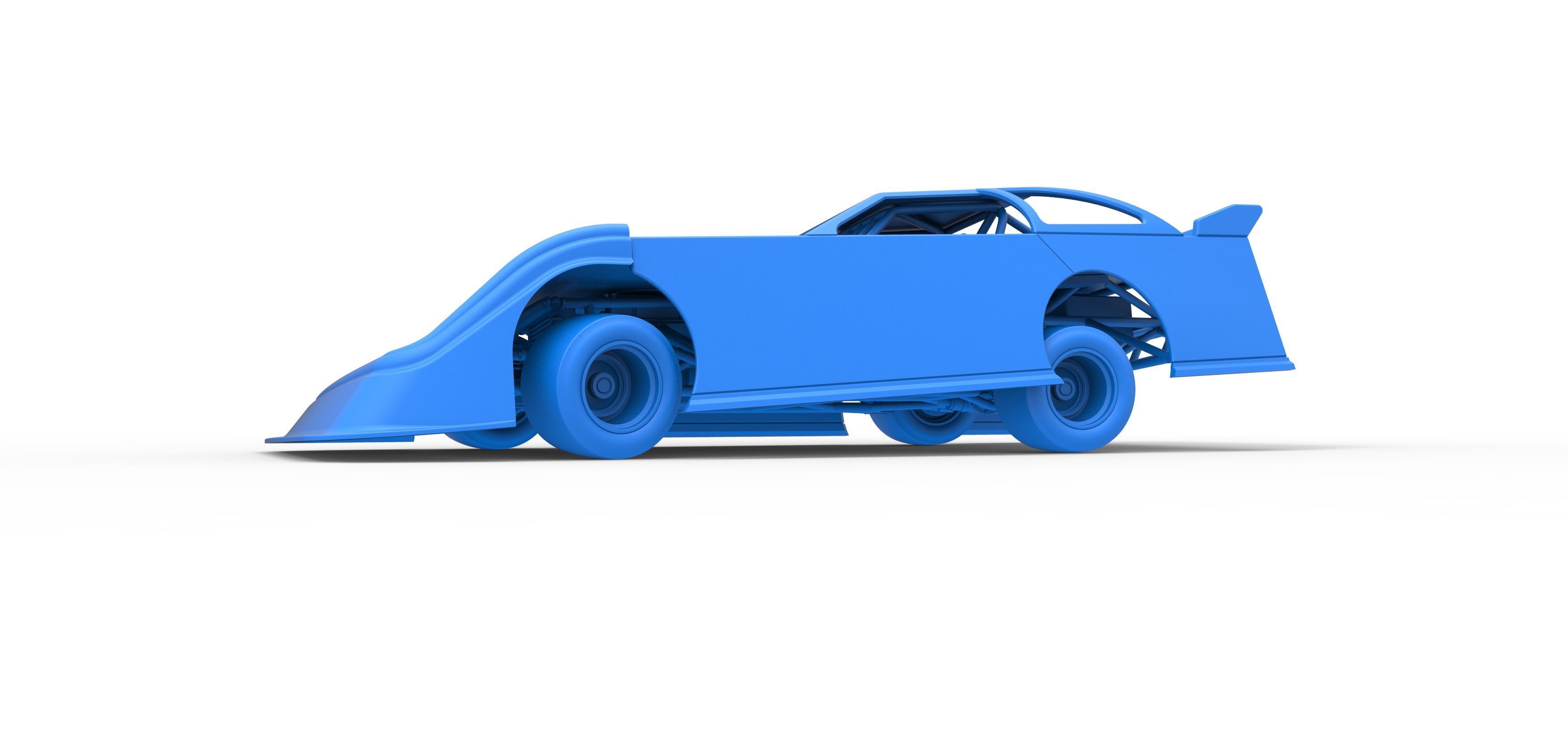 Super Dirt Late model for Pavement while turning Scale 1 to 25 3D print model_29