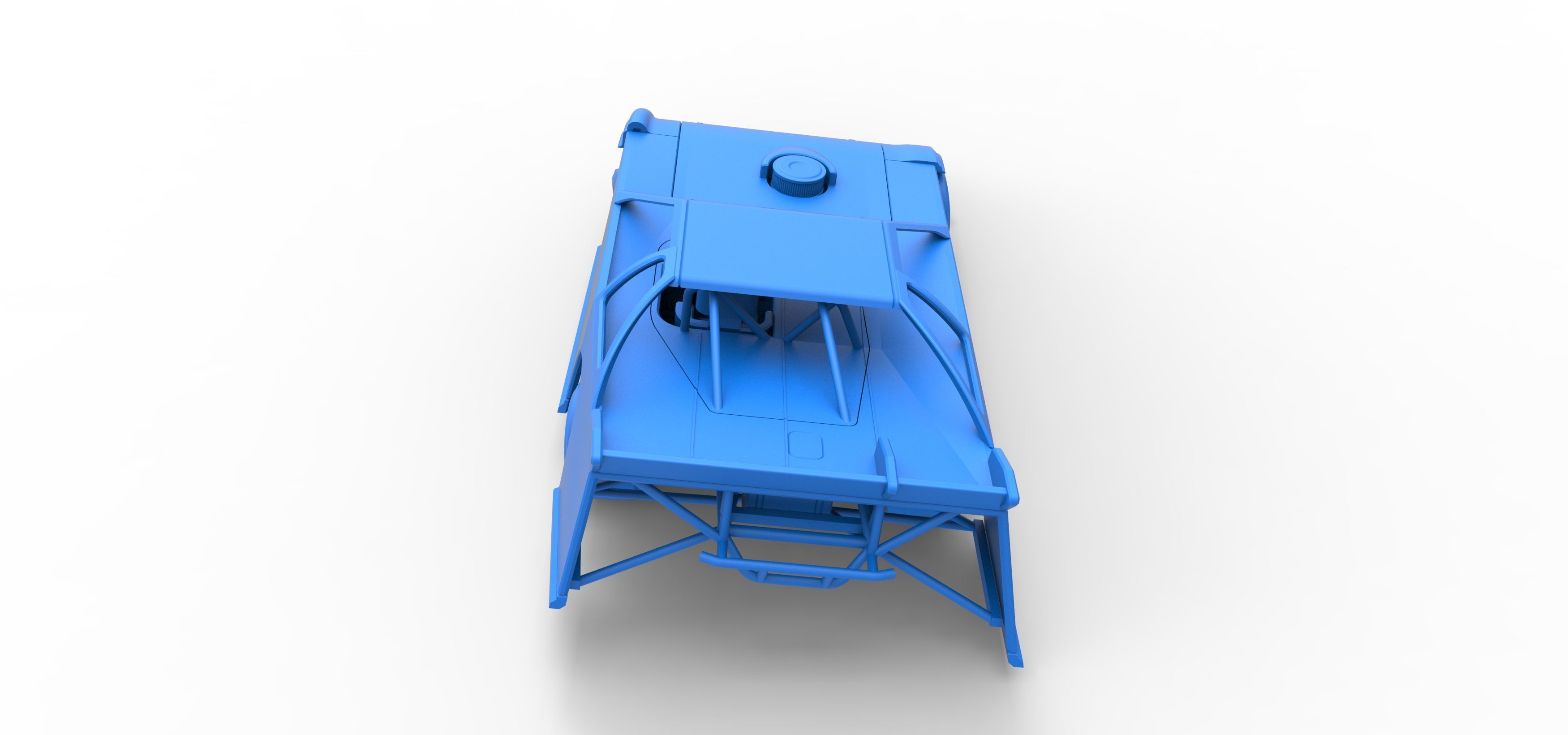 Super Dirt Late model for Pavement while turning Scale 1 to 25 3D print model_44