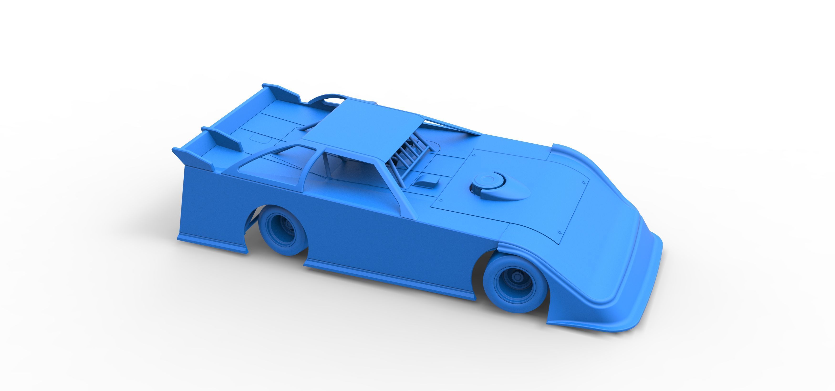 Super Dirt Late model for Pavement while turning Scale 1 to 25 3D print model_51