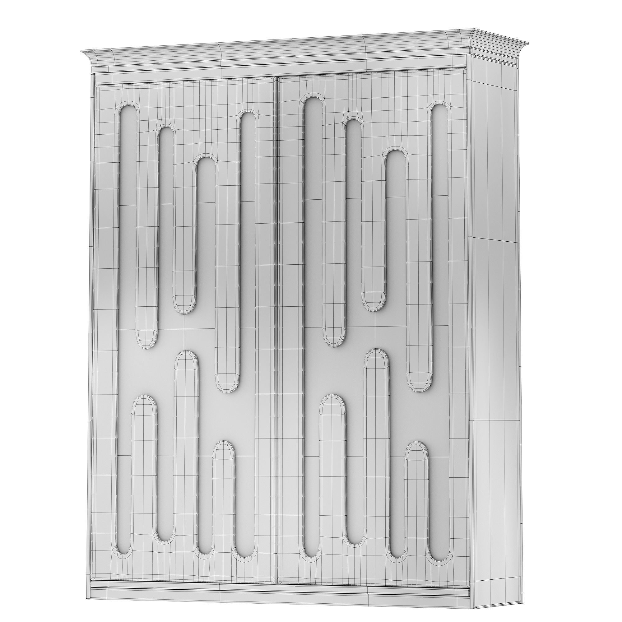  cabinet sliding wardrobe Salvador 3D model_2