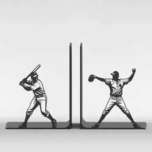 Baseball Bookends