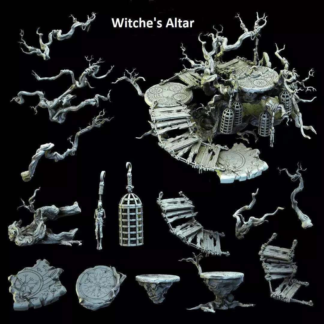 Panarama - Witches Altar 3D print model_0