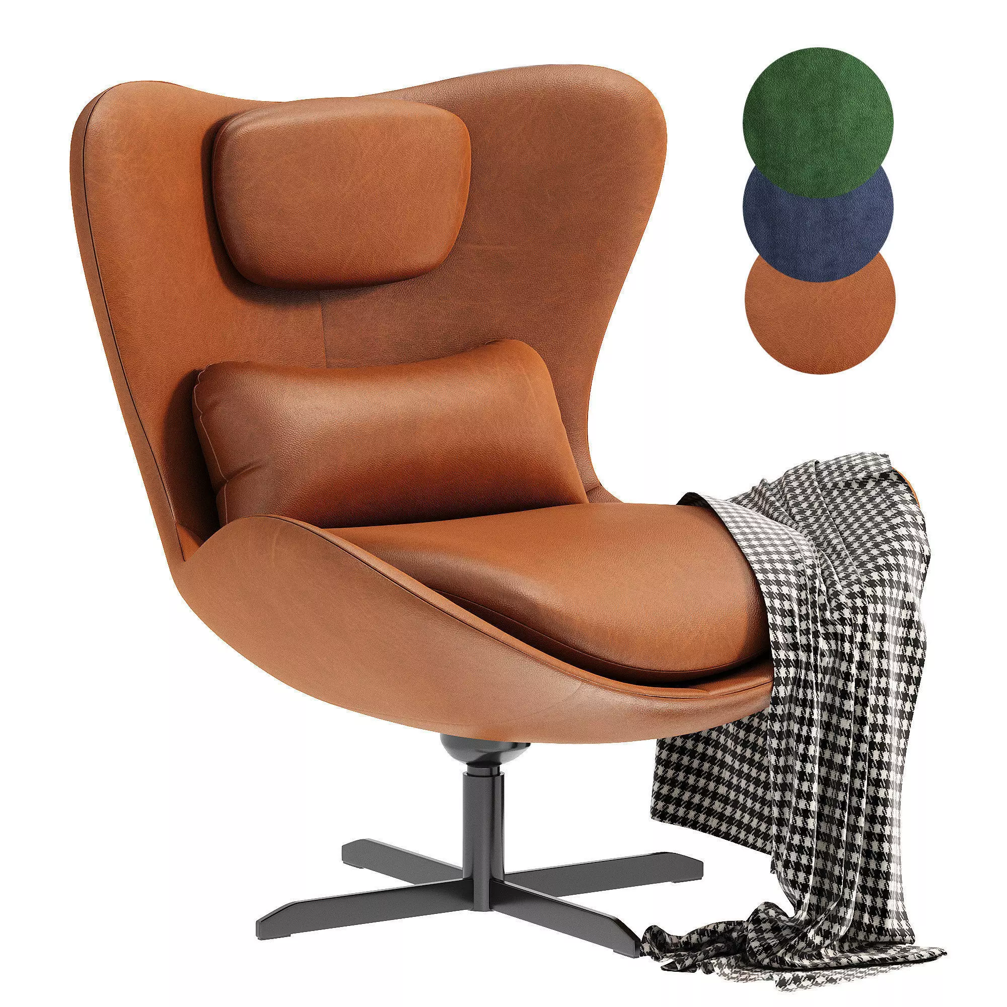 Armchair LAZY CS3373 C LH 3D model_0