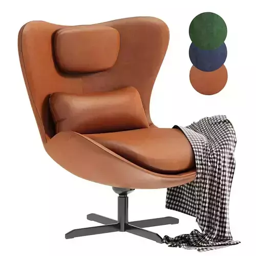 Armchair LAZY CS3373 C LH 3D model