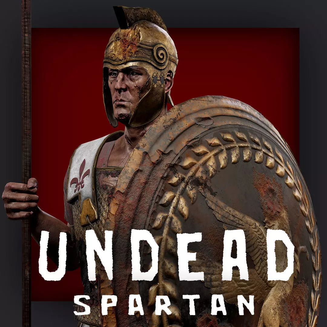 SPARTAN PPU1 Low-poly 3D model_0