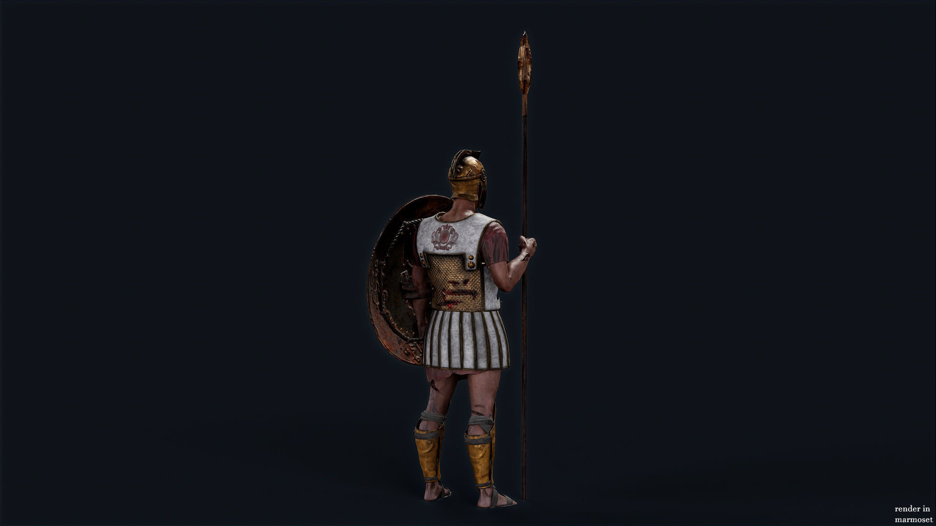 SPARTAN PPU1 Low-poly 3D model_6