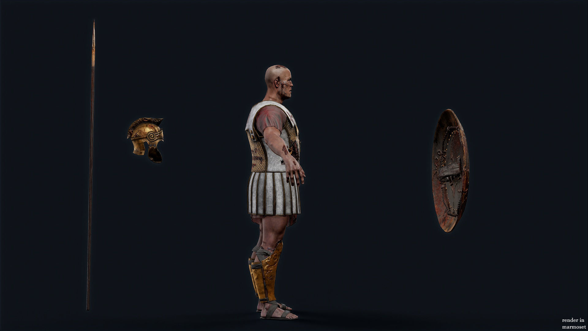 SPARTAN PPU1 Low-poly 3D model_9