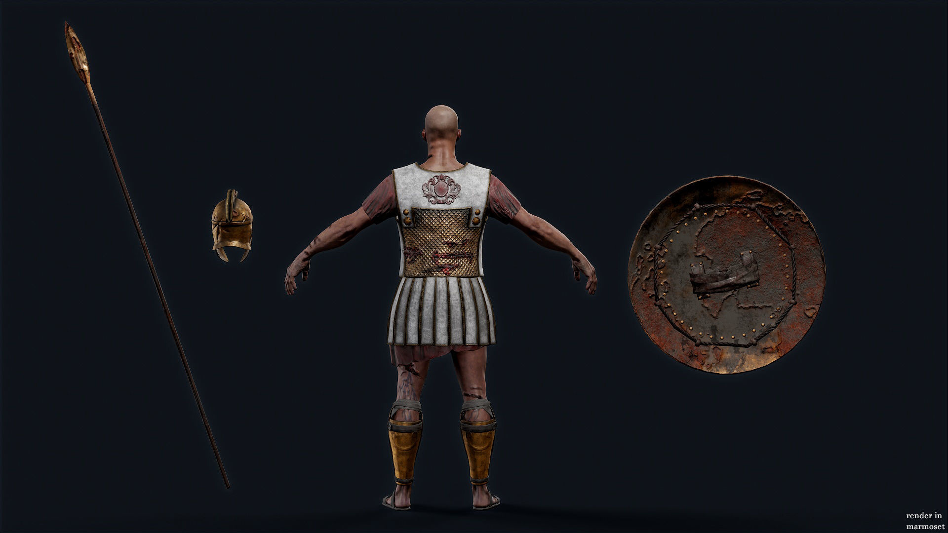 SPARTAN PPU1 Low-poly 3D model_8